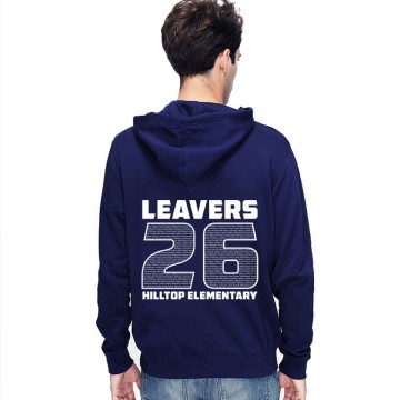 Hilltop Elementary Farwell Hoodie Leavers 2026 Name Inside Design Stars & Stripes Hood